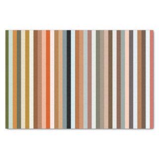 Multicolored Striped Pattern Tissue Paper