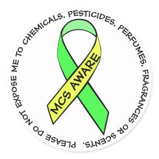 Multiple Chemical Sensitivity Disorder Stickers