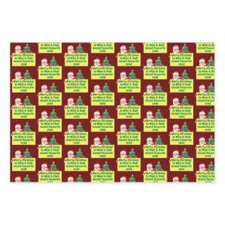 Mum and Dads second favourite  child gift wrap