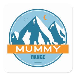 Mummy Mountain Range Colorado Square Sticker