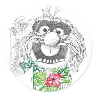 Muppets | Animal In A Hawaiian Shirt Classic Round Sticker