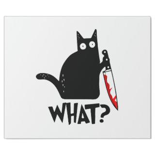 Murderous Cat With Knife