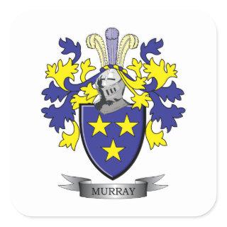 Murray Coat of Arms Square Sticker