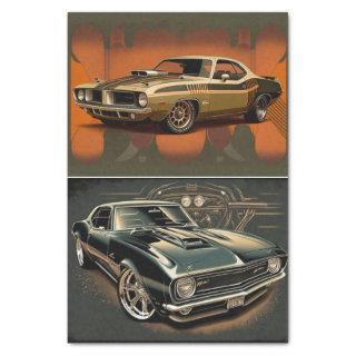 Muscle cars  tissue paper