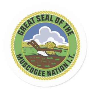 muscogee flag-great seal of the muscogee