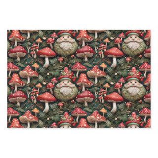 Mushroom Christmas Santa  Sheets