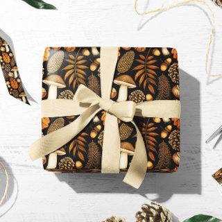 Mushroom Gift Wrap | Autumn Gift Wrap Paper