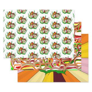 Mushroom Retro Nostalgic Abstract Popart  Sheets