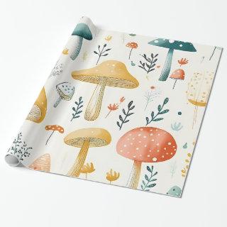Mushrooms and Leaves