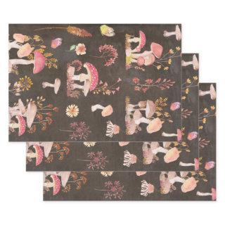 Mushrooms and wild flowers   sheets