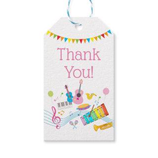 music, musical instruments drum kids singing gift tags