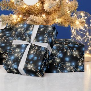 Music Notes and Holiday Party Lights