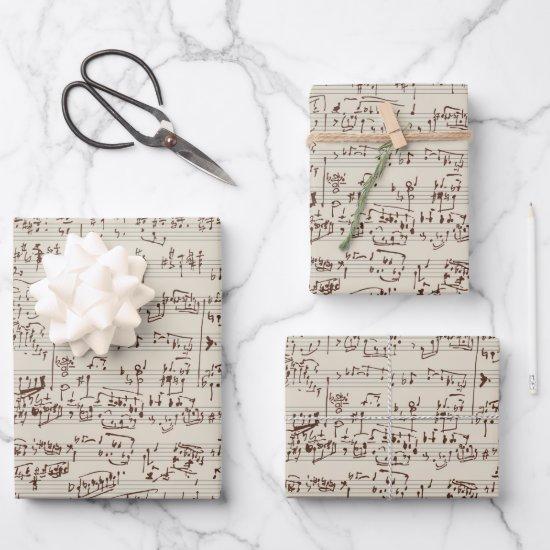 Music notes  sheets