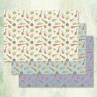 Music Theme Pattern  Sheets