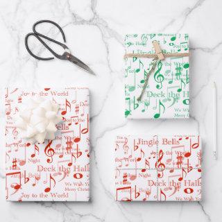 Musical Notes and Symbols, Christmas Carols  Sheets