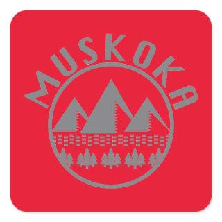 Muskoka Design - Square Stickers
