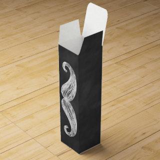 Mustache Wine Box. Wine Box