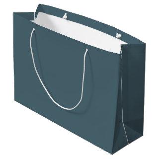 Muted Elegance - Large Slate Blue Gift Bag