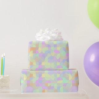 Muted Pastel Boho Mod Geometric Abstract