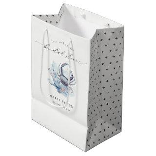 Muted Underwater Crab Coral Nautical Bridal Shower Medium Gift Bag