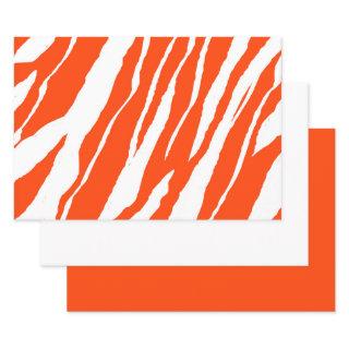 MVB Tiger Stripes Design- Orange & White  Sheets