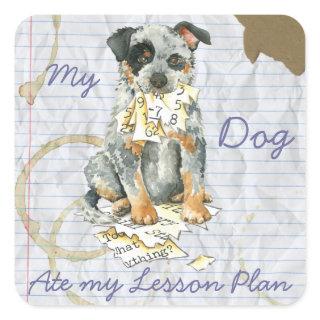 My ACD Ate My Lesson Plan Square Sticker