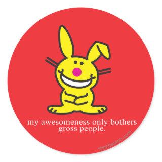 My Awesomeness Classic Round Sticker