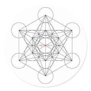 my box is a... metatrons cube. sticker