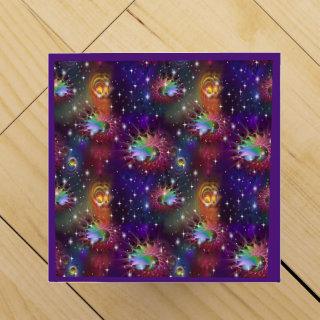 My Glamorous Funky Disco Pattern  Wine Box