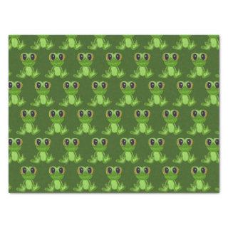 My Green Frog Friend Tissue Paper