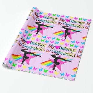 MY HEART BELONGS TO GYMNASTICS PRETTY DESIGN