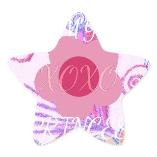 My Little Princess: Baby Pink Vector Inspirational Star Sticker