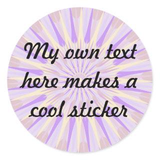 My Own Text Here PSBD Classic Round Sticker