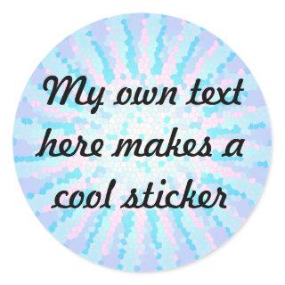 My Own Text Here SGD Classic Round Sticker
