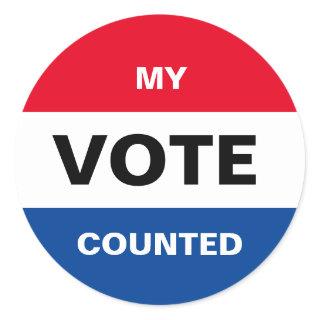 My Vote Counted Sticker