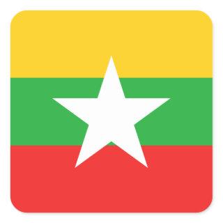Myanmar Flag Sticker