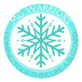 Myasthenia Gravis No Two Snowflakes sticker