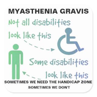 Myasthenia Gravis  STICKER