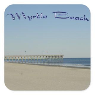 Myrtle Beach Square Sticker