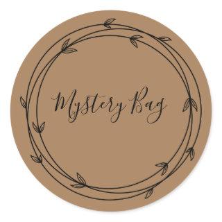 Mystery Bag Classic Round Sticker