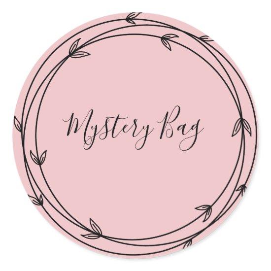 Mystery Bag Surprise Classic Round Sticker