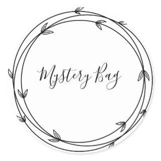 Mystery Bag Surprise Classic Round Sticker