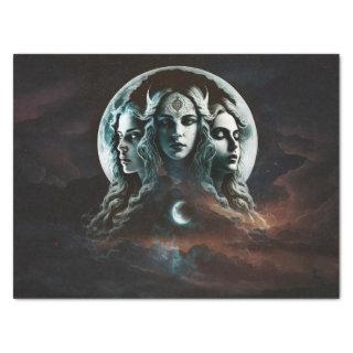 Mystic Triple Goddess Twist Decoupage Tissue Paper