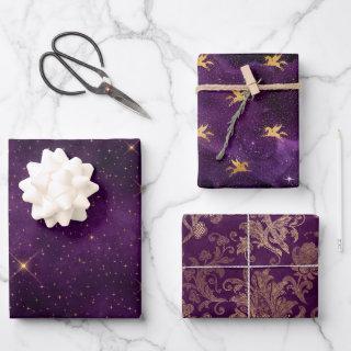 mystical celestial purple  sheets