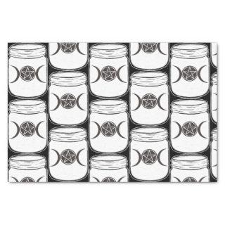 Mystical Magic Moons Mason Jar Halloween Party Tissue Paper