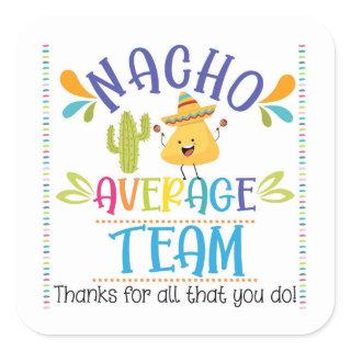 nacho average team sticker