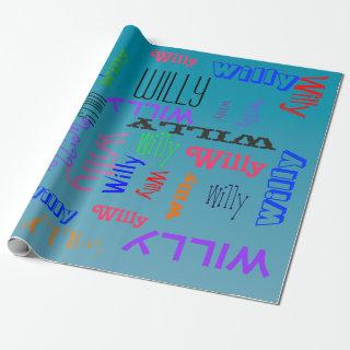 Name Collage 🎁 Amazing Word Cloud Fun Fab Blue