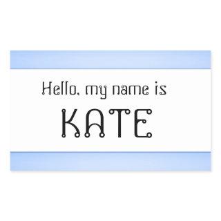 Name tag sticker Hello my name is
