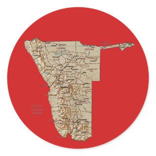 Namibia Map Sticker