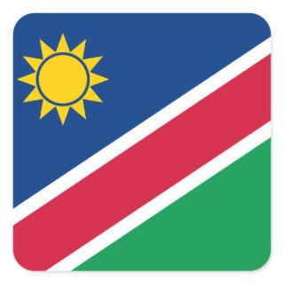 Namibia (Namibian) Flag Square Sticker